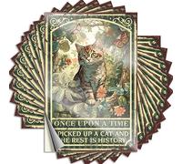 Decals Garage Funny: Teacher Bulk Once Upon A Time I Picked Up A Cat and The Rest is History Weird Decor Coated Student Driver Sticker for Car