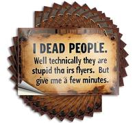 Decals Spring, Diatomaceous Bumper I Dead People. Well Technically They are Stupid Tha Irs Flyers. | Entry Way Decoration(8X12CM)