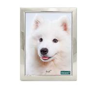 DECANIT 4x6 Picture Frames Silver Metal Photo Frames For Tabletop Display and Wall Decoration-Best Gifts For Family