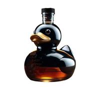 Decanter, 300ML 3D Funny Whiskey Duck Wine Bottle,Prank Decanters Bottles Decoration, for Bar, Office, Home(A)