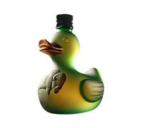 Decanter, 300ML 3D Funny Whiskey Duck Wine Bottle,Prank Decanters Bottles Decoration, for Bar, Office, Home(E)