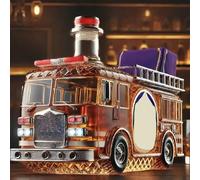 Decanter - Art Statue, 10 Oz Fire Truck Shaped Decanter Sculpture, Hand-carved Car-themed Bottle, Personalized Wine Glass, Unique Home Bar Office Decoration Ornament(B)