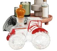 Decanter for Alcohol, 300 ml Tractor Container, Spirits Bottle, Tequila Decanter, for Home Accessories, Bourbon, Wine, Vodka, Brandy, Home Office, Bar, Men, Father, Birthday, Christmas, Party