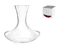 Decanter for environment in transparent glass with a capacity of 1.5 liters