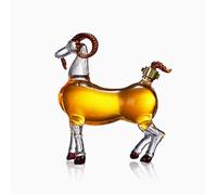 Decanter, Funny Animal Whiskey Decanter 1000ml - 3D Engraved Hand-Blown Glass Liquor Dispenser(4)