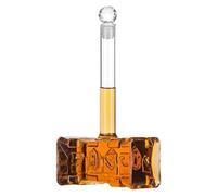 Decanters for Alcohol,400ml Hammer Whiskey Decanter with Airtight Stopper | Liquor Bottle for Cocktail, Alcohol, Bourbon, Vodka Or Wine