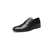 DECARSDZ Mens Classic Formal Oxford Lace-up Tuxedo Wedding Business Dress Shoes for Man, Black, 9.5