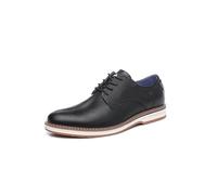 DECARSDZ Men's Dress Shoes Casual Oxford Shoes Business Formal Derby Shoes Dress Shoes for Men Sneakers, Black048, 6 UK