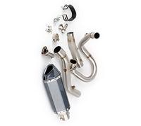 Decat Escape Slip-on Motorcycle Exhaust Muffler And Header Link Pipe For Suzuki DRZ 400 2000-2022 DRZ400 S/SM DR-Z DRZ400S