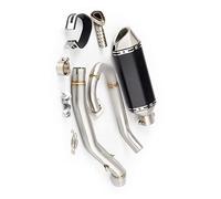 Decat Escape Slip-on Motorcycle Exhaust Muffler With Header Link Pipe For Yamaha WR 125 2009-2017 WR125R WR125X WR125 R/X