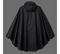 Decathlon 100 City Cycling Rain Poncho 3XL/4XL - Black