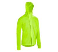 100 Men's Waterproof Urban Cycling Jacket - Neon Yellow