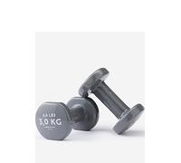3 kg Fitness Dumbbells Twin-pack - Partially Recycled Cast Iron - Grey