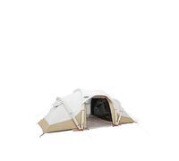 Air Inflatable Camping Tent - 4 Person - 2 Bedroom Quechua Beige One Size