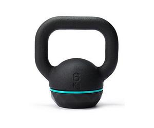 Decathlon Cast Iron Kettlebell With Rubber Base 6Kg Black