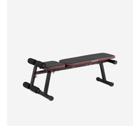 Decathlon Fold-Down Incline Weights Bench With Leg Bar 500 Fold Decathlon Multi One Size