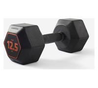 Decathlon HEX Weight Training Dumbbell 1x 12.5Kg
