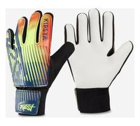 Decathlon Kids' Hard-wearing Football Gloves Size 5 - Yellow