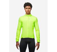 Decathlon Men's Long-Sleeved Ultra-Light Road Cycling Windbreaker Racer, Yellow, Size Xl, Men Yellow