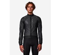 Decathlon Men's Road Cycling Long-Sleeved Rainproof Jacket RCR Ultralight-Black, Black, Size S, Men Black