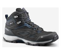 Men's Waterproof Mountain Walking Boot-shoes - MH100 Mid - Black