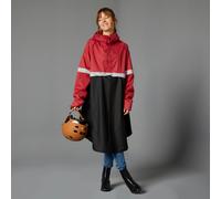 Decathlon Night Visibility City Bike Rain Poncho 540 Decathlon Multi XS/S