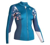 Decathlon Women's Long-Sleeved 1.5 mm Neoprene Top blue M