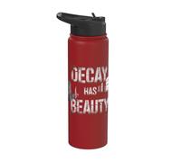 Decay Has Beauty Urbex Exploration Stainless Steel Insulated Water Bottle