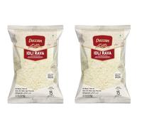 Deccan Idli Rava 1kg - Coarse Rice Rava | Traditional Ingredient for Soft Idli | South Indian Breakfast Staple | Vegetarian Pantry Essential (Pack of 2)