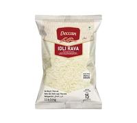 Deccan Idli Rava 1kg - Coarse Rice Rava | Traditional Ingredient for Soft Idli | South Indian Breakfast Staple | Vegetarian Pantry Essential (Pack of 1)
