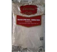 Deccan Roasted Upma Rava 1kg - Pre-Roasted Semolina | Coarse Wheat Rava for Upma, Breakfast & Savoury Recipes | Vegetarian Pantry Staple (Pack of 1)