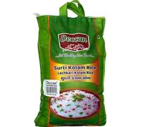 Deccan Surti Kolam Rice 4.53kg (10lbs) | Premium Quality Short-Grain Naturally Grown | Soft, Fluffy & Aromatic | Ideal for Daily Cooking, Khichdi, Steamed Rice, and Pulao (Pack of 1)
