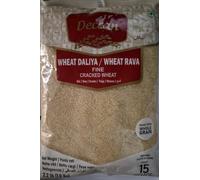 Deccan Wheat Rava 1kg - Wheat Daliya/Cracked Wheat | Coarse Semolina for Upma, Porridge & Traditional Recipes | Vegetarian Pantry Staple (Pack of 1)