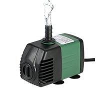 Decdeal 1500L/H 25W Submersible Water Pump for Aquarium Tabletop Fountains Pond Water Gardens and Hydroponic Systems with 2 Nozzles AC220-240V
