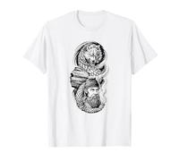Decebal Dacian Warrior Wolf Drago Flag Mythic Sphinx Art T-Shirt