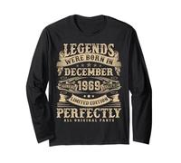 December 1969 56 Year Old Bday Gifts for Men 56th Birthday Long Sleeve T-Shirt