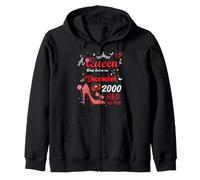 December 2000 Birthday This Queen Was Born In December 2000 Zip Hoodie