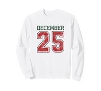 December 25 Retro Varsity Holiday Christmas Twenty Five Sweatshirt