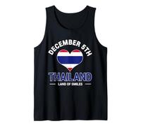 December 5th Thailand Land of Smiles Thai National Day Tank Top