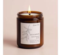 December Birth Flower Birthday Gift Jar Candle Winter Forest 190g Jar