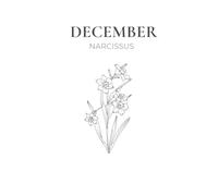 December Birth Flower Journal: Narcissus (Blank)