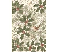 December Birth Flower Notebook: Decorative Holly Florals - Lined Journal for Writing, Notes & Reflection (6 x 9, 120 Pages): A Lined Notebook for ... Journaling, School, Work & Everyday Notes