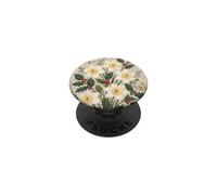 December Birth Flowers Narcissus Holly Botanical Wildflowers PopSockets Adhesive PopGrip