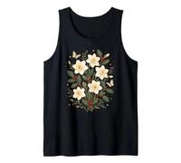 December Birth Flowers Narcissus Holly Botanical Wildflowers Tank Top