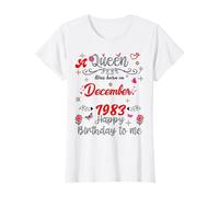December Birthday A Queen was Born in December 1983 December T-Shirt