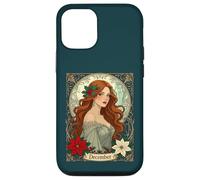 December Birthday Holly Berries And Poinsettia Case for iPhone 12/12 Pro
