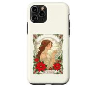 December Birthday Holly Berries And Red Poinsettia Case for iPhone 11 Pro