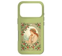 December Birthday Holly Berries Art Nouveau Case for iPhone 17 Pro