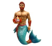 December Diamonds 55-55468 Clown Fish Merman Ornament, 7"