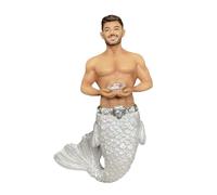 December Diamonds 55-55492 April Diamond Merman Ornament 4.5 Inches
